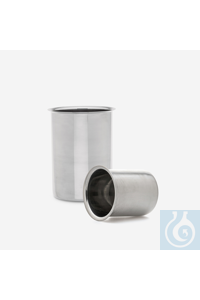 beaker-Low form-stainless steel-100 ml beaker - Low form - stainless steel - 100 ml
